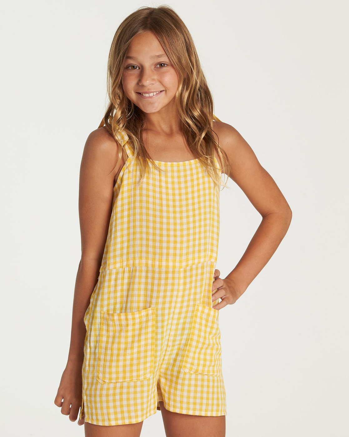 billabong yellow romper