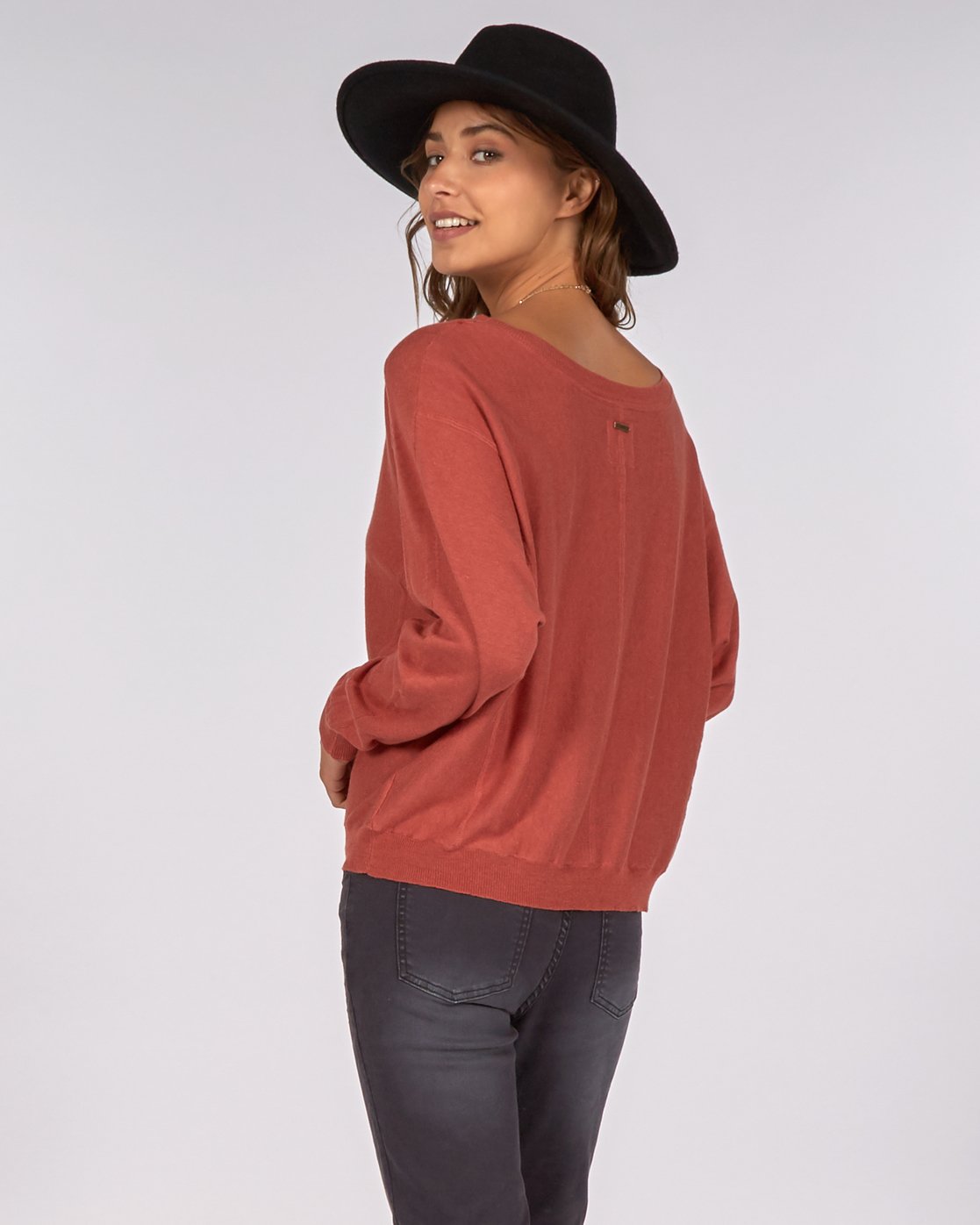 Billabong No Regrets Jumper Sienna Ladies Sweatshirts /& Jumpers