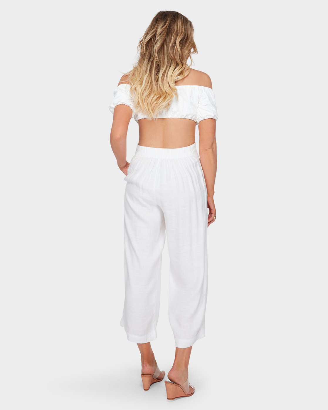 billabong white linen pants