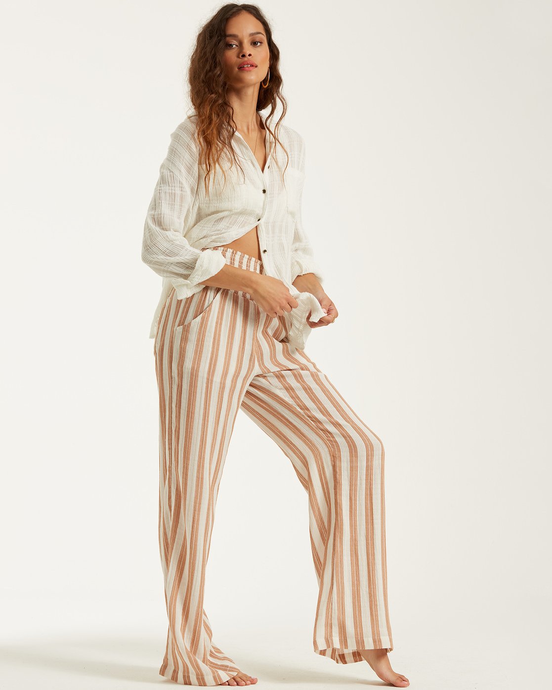 billabong new waves stripe pants