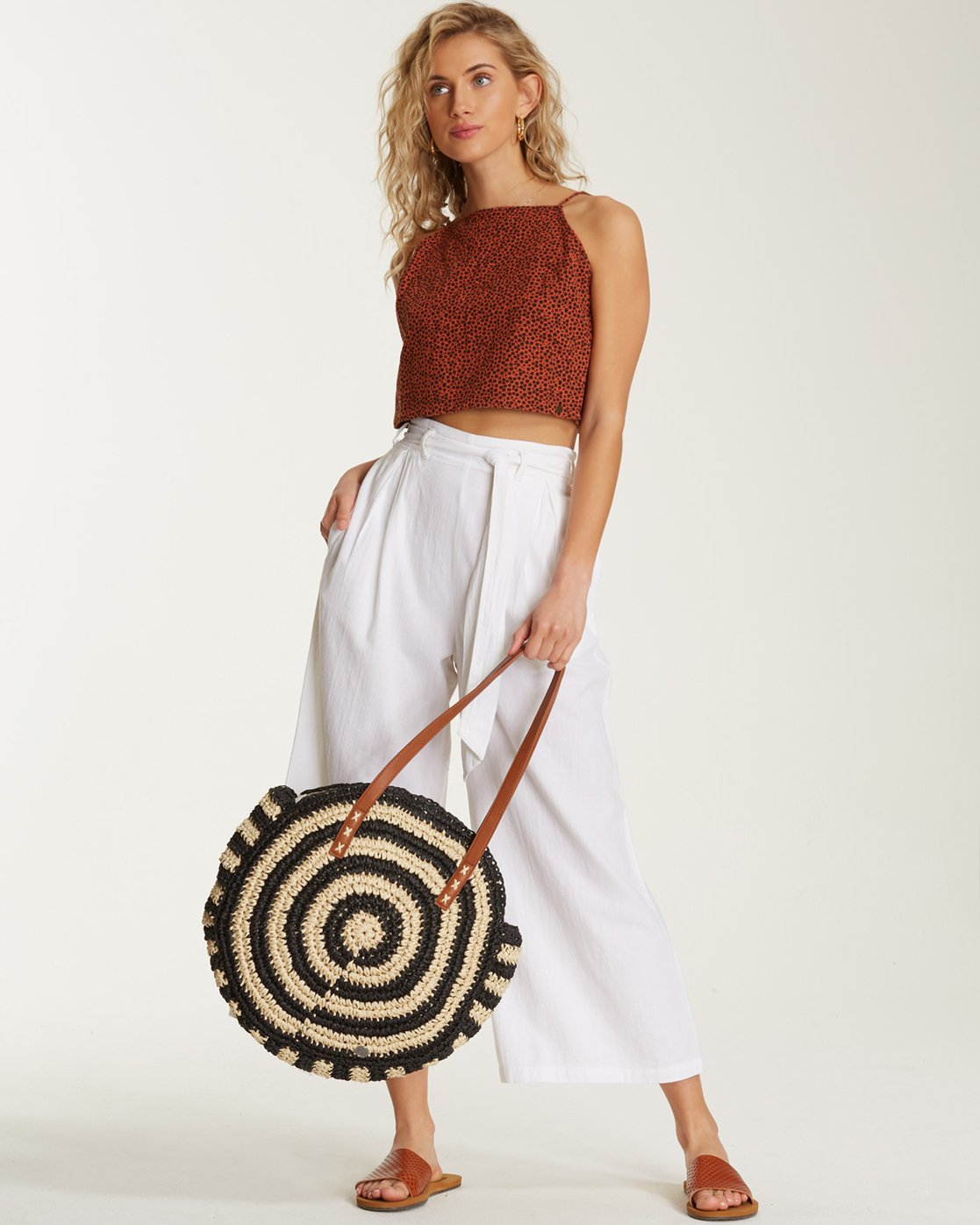 Round About Straw Bag