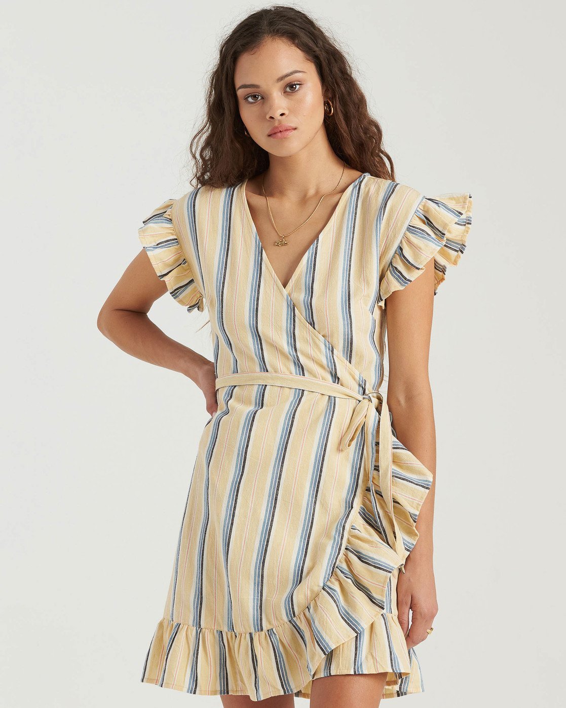 billabong wrap and roll dress