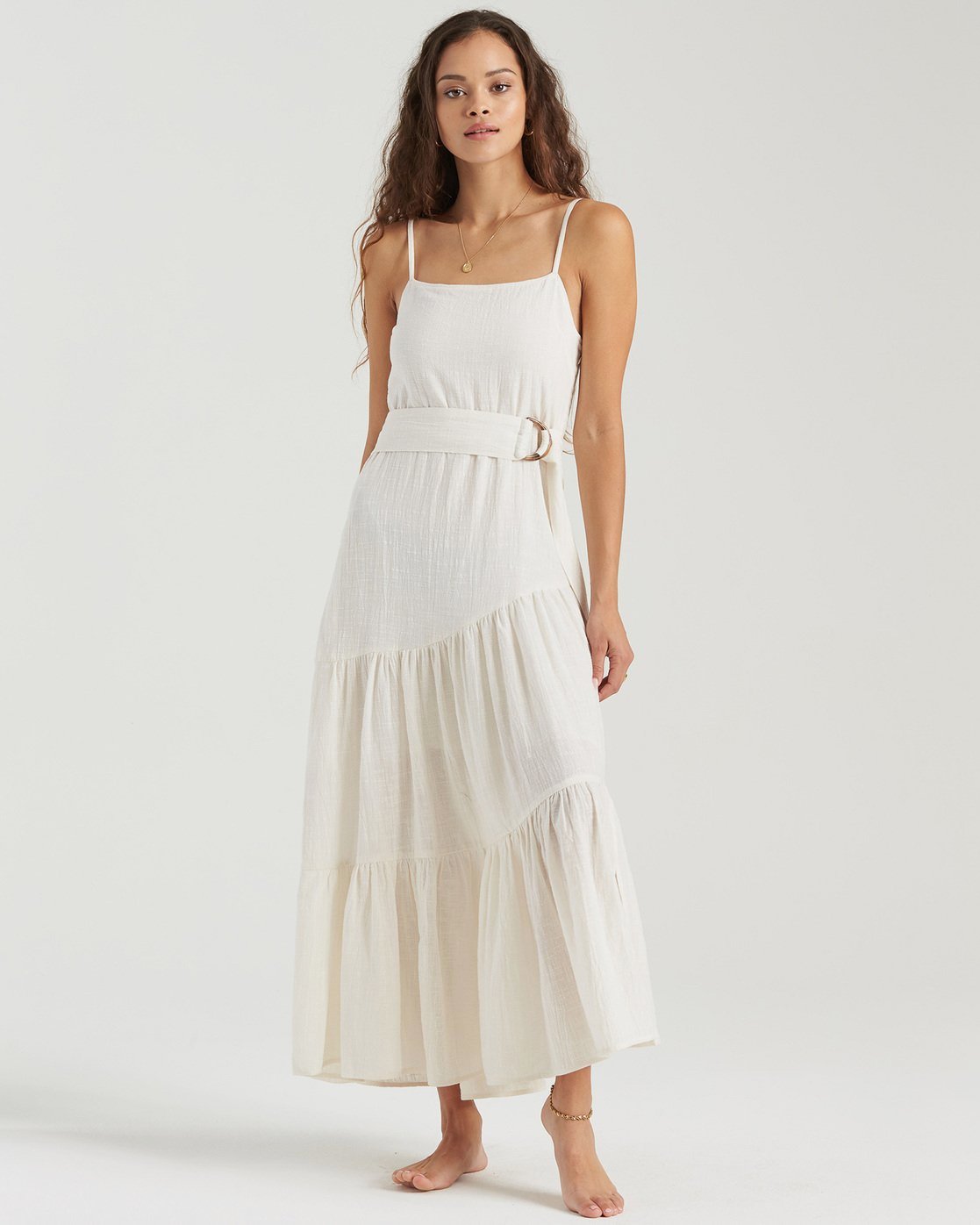 billabong white maxi dress