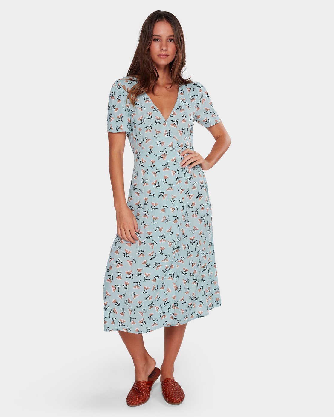 Bluebell Wrap Dress JD61WBBL | Billabong