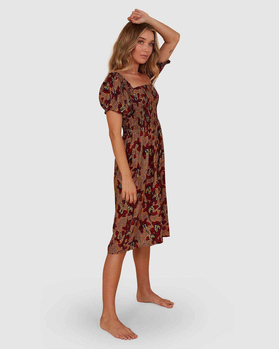 Billabong sunbaked midi dress Clearance