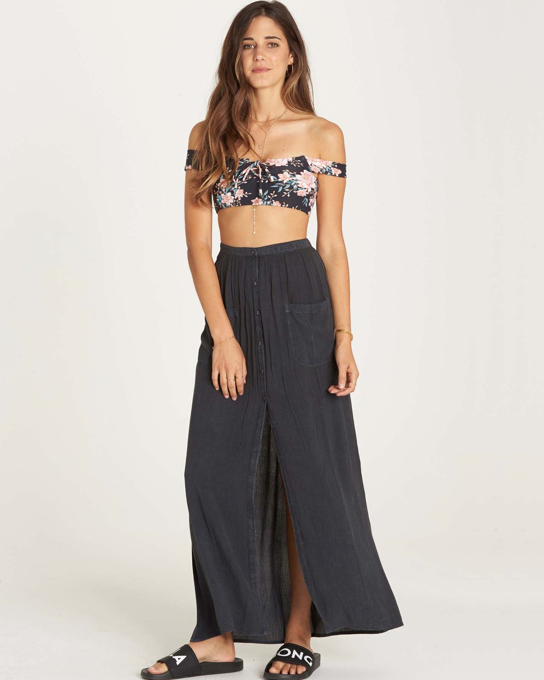 billabong long skirt