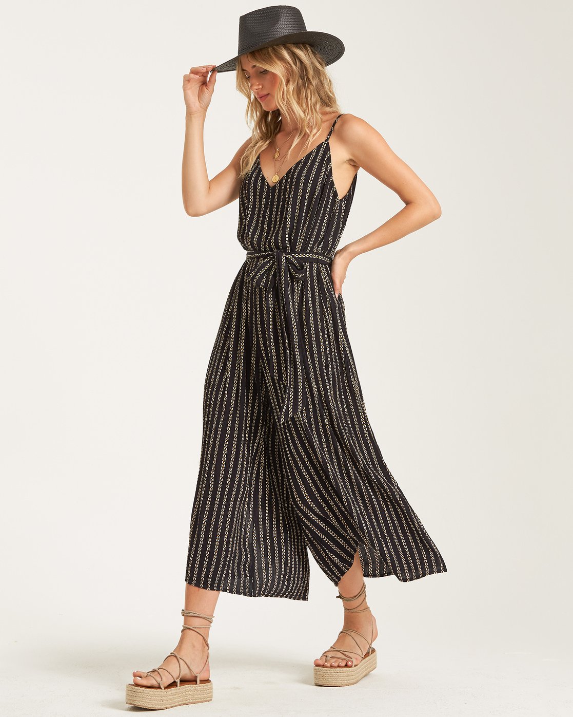 billabong wide leg jumpsuit