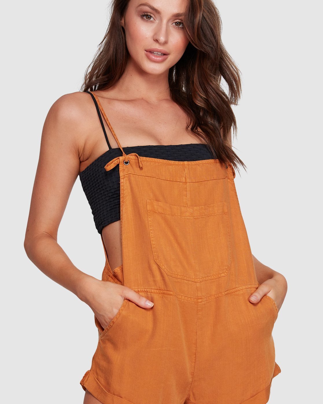 billabong wild pursuit overalls black