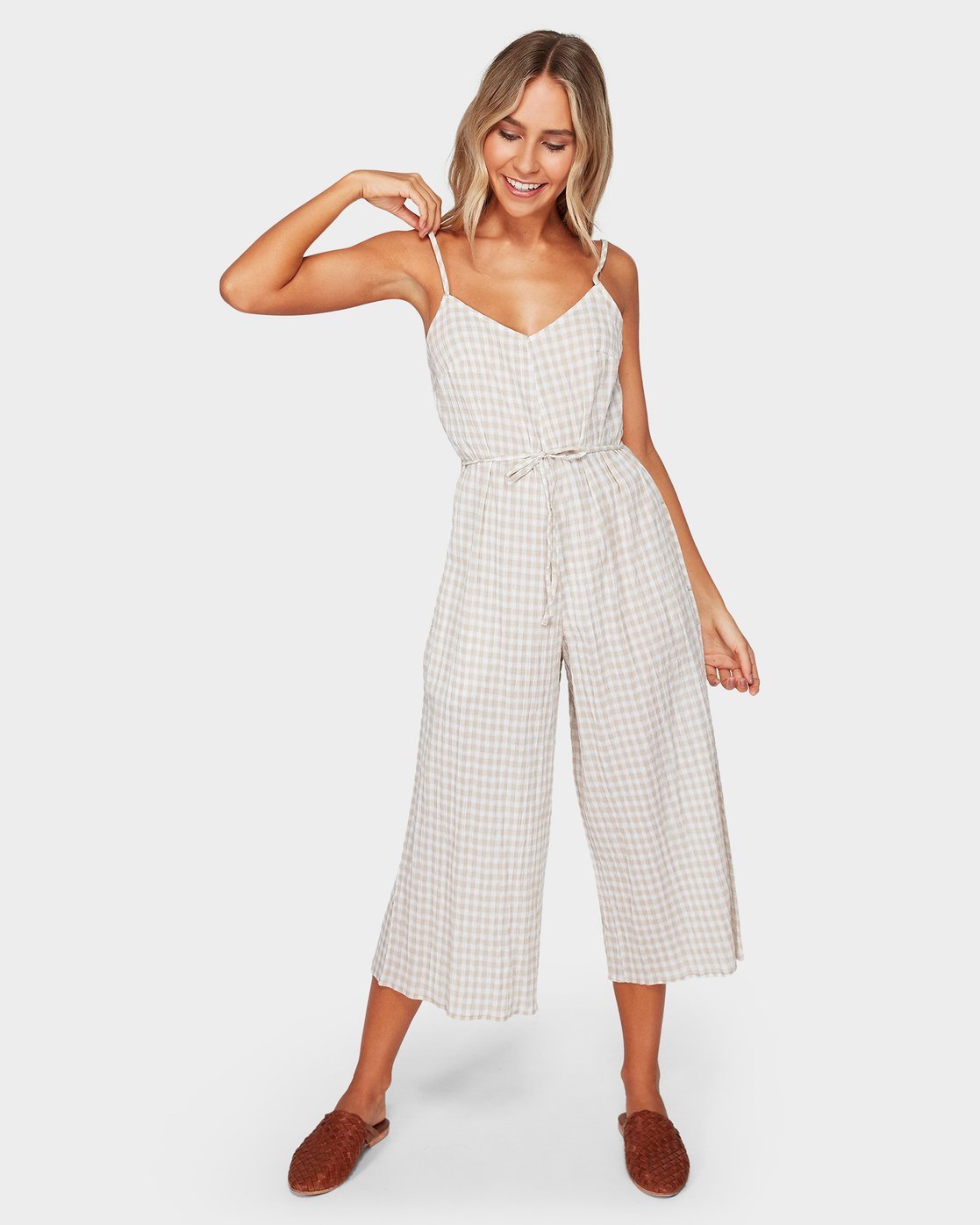 billabong polka dot jumpsuit