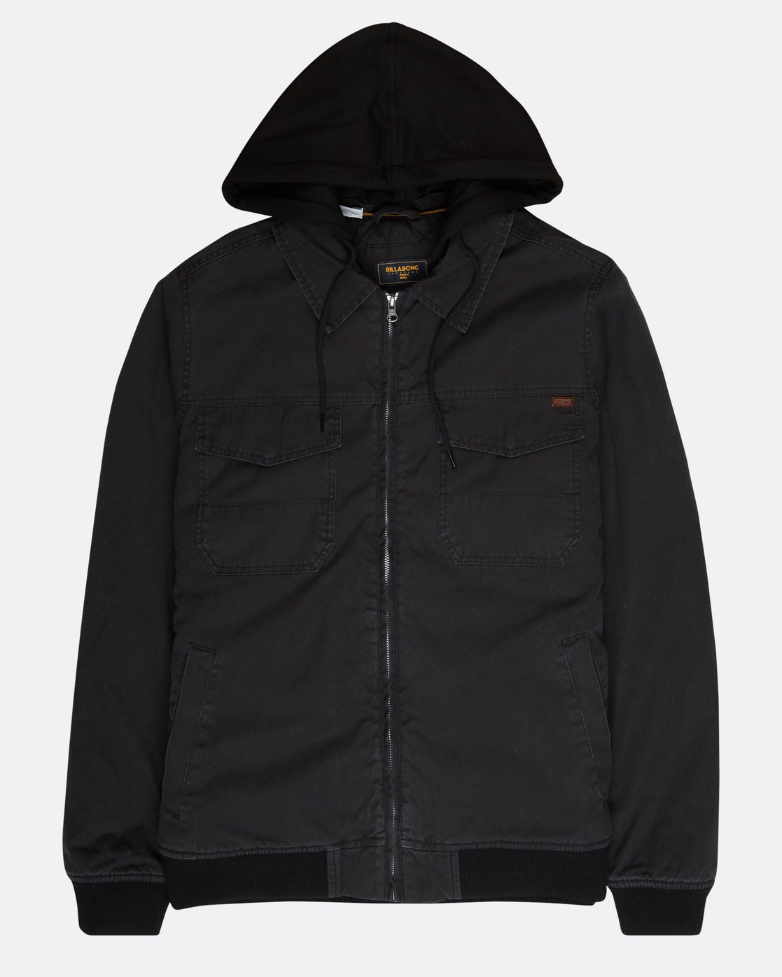 twill trucker jacket