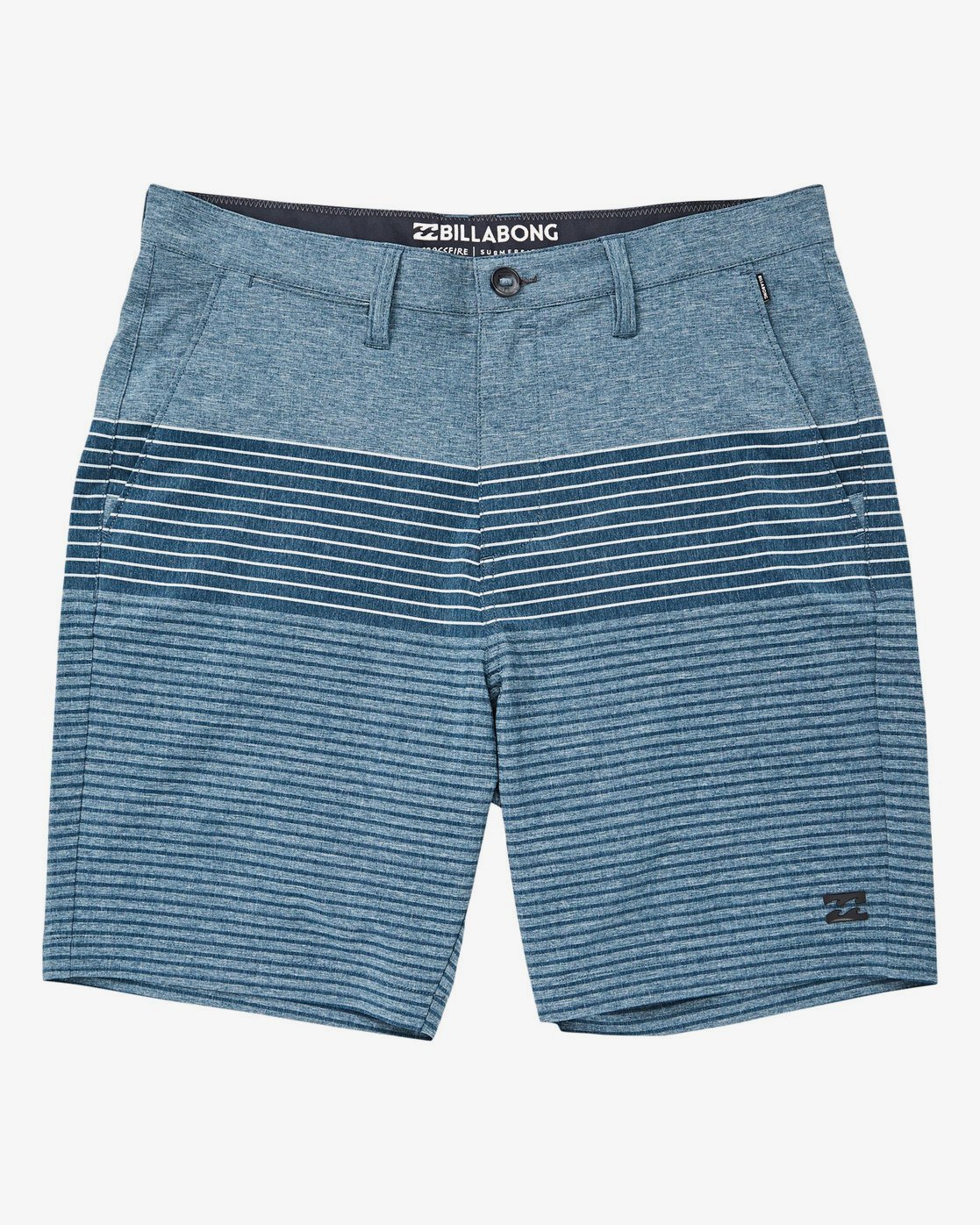 navy blue striped shorts