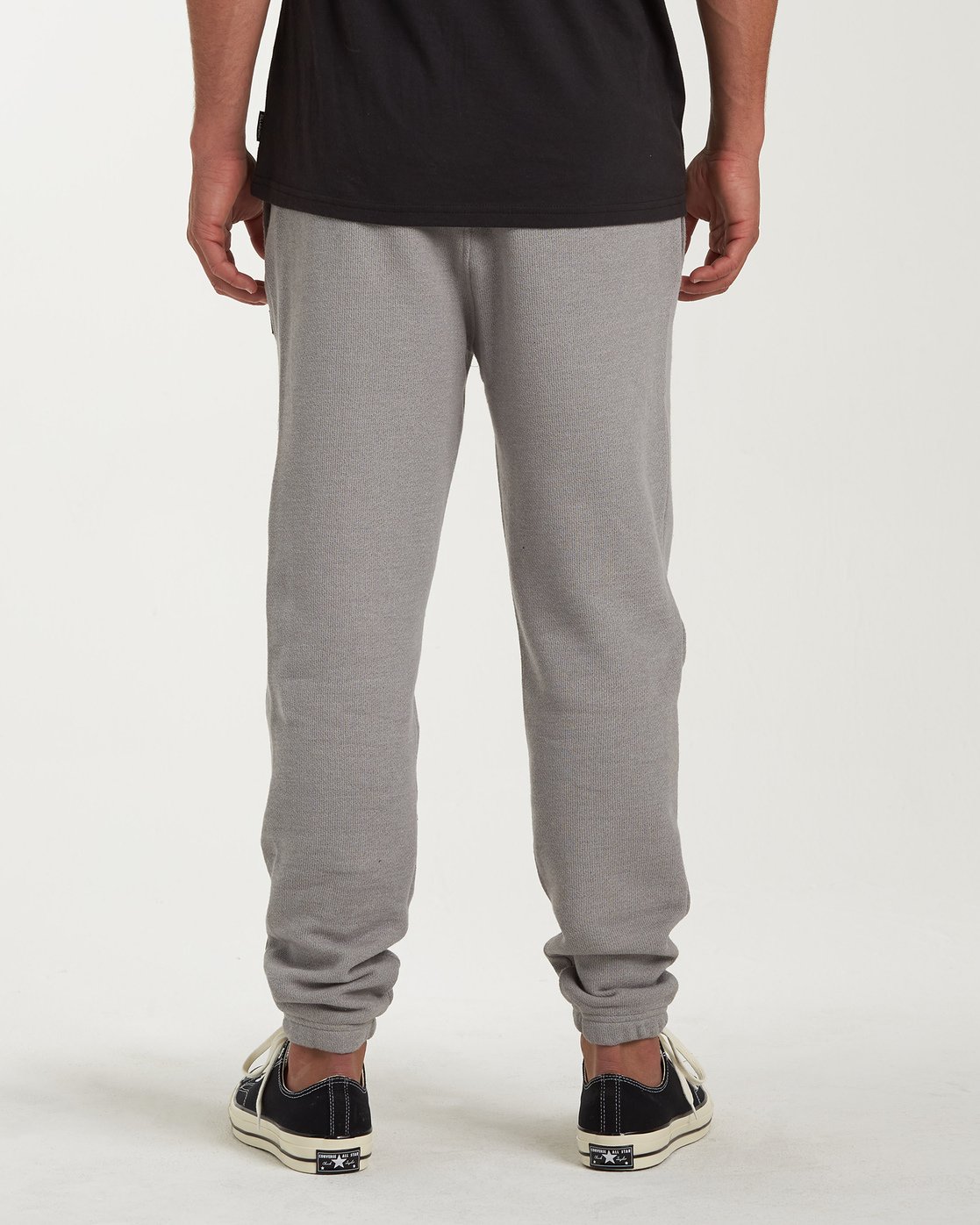 light grey cuffed sweatpants
