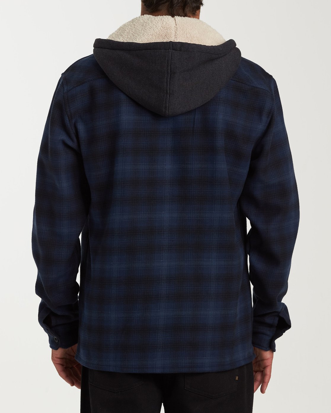 billabong flannel hoodie