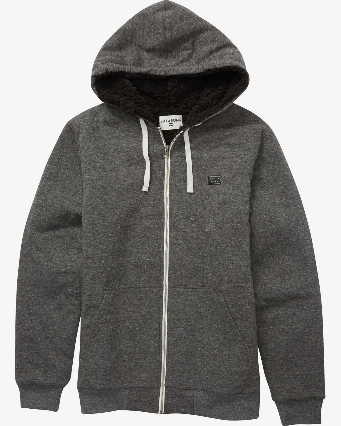 gray sherpa hoodie