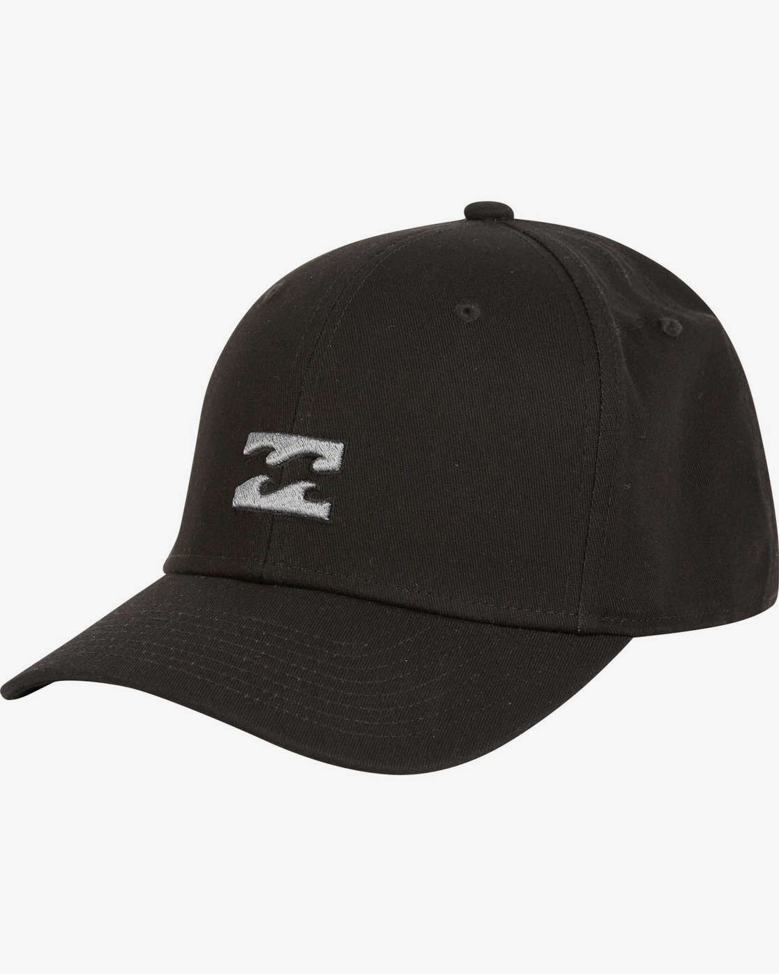 black stretch fit hat