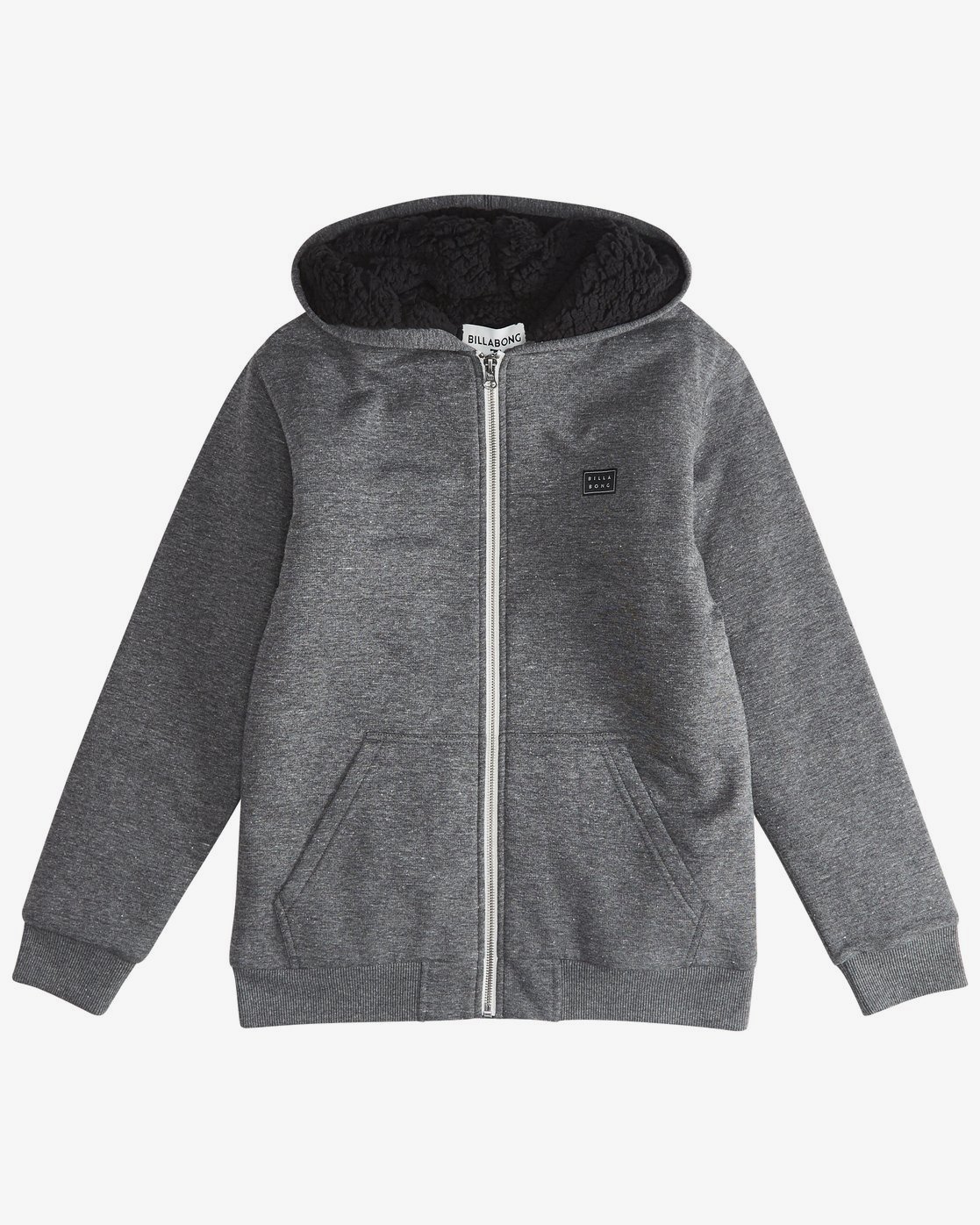 sherpa zip hoodie