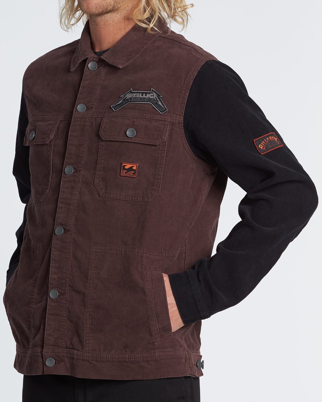 Master Of Puppets Corduroy Jacket for Men 3665601037793 Billabong