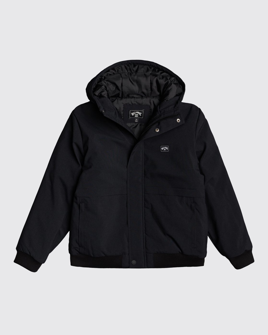 boys black waterproof jacket