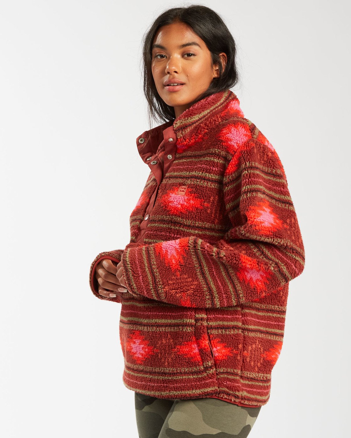 Billabong Womens Switchback Pullover Fleece