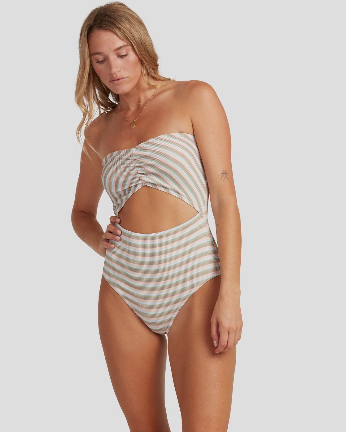 billabong ribbed one piece