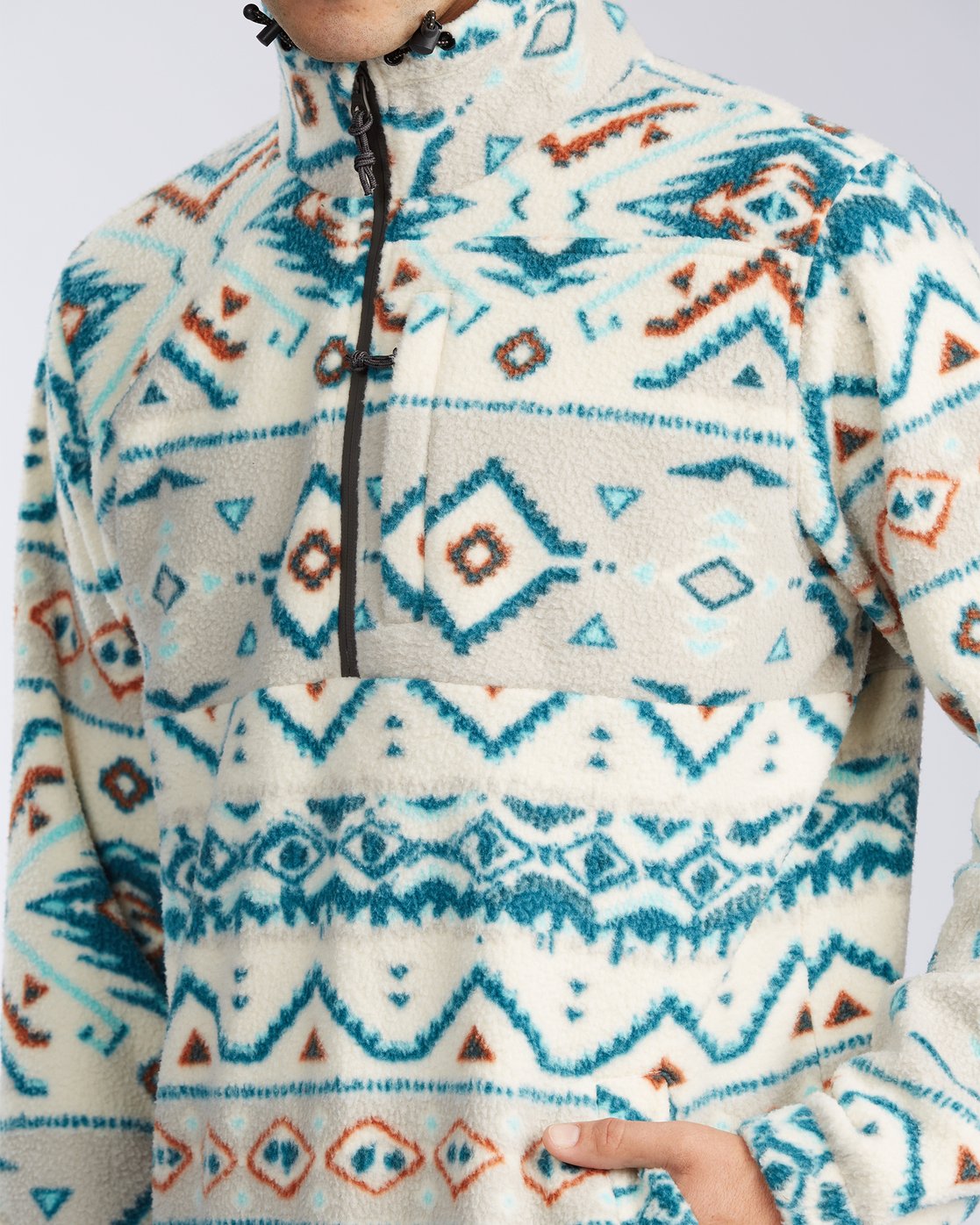 Boundary Mock Neck - Half Zip Polar Fleece for Men 3665601305304 | Billabong