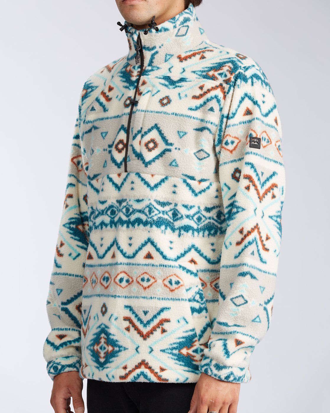 Boundary Mock Neck Half Zip Polar Fleece for Men 3665601305335