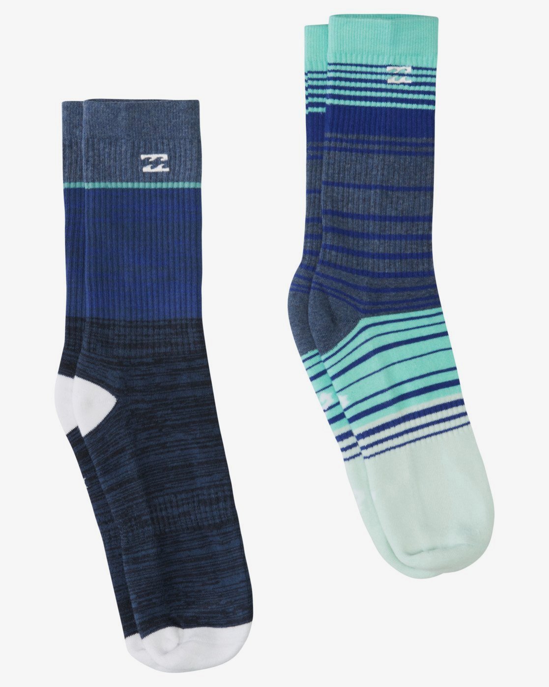 All Day Stripe Crew Socks for Men 3665601556836 Billabong