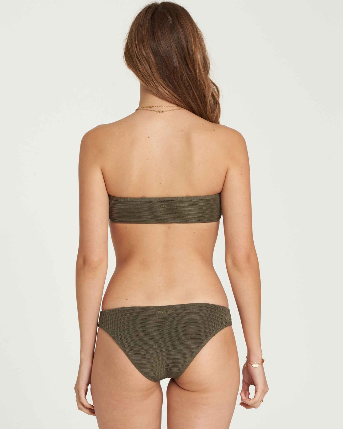 olive bandeau bikini