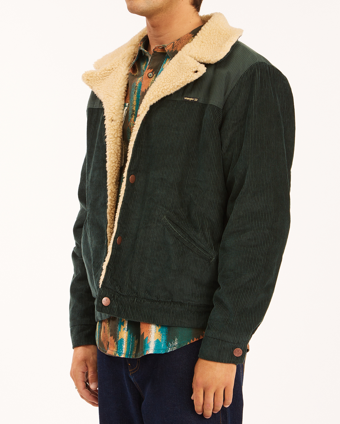 wrangler borg jacket