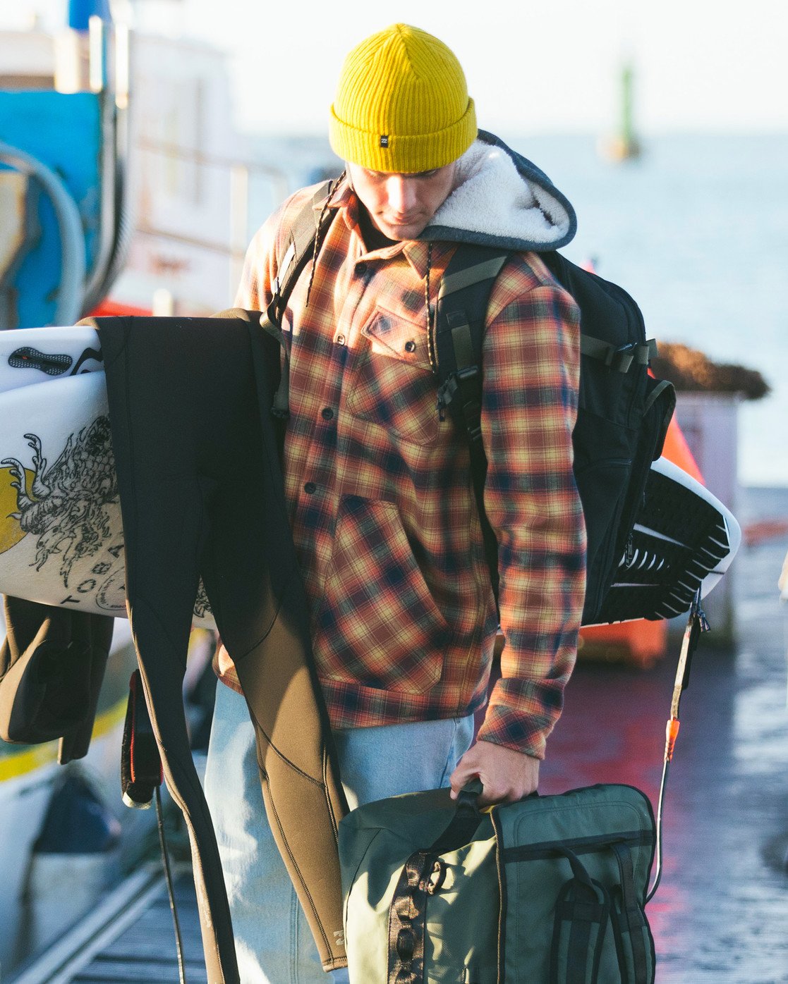 billabong hooded shirt