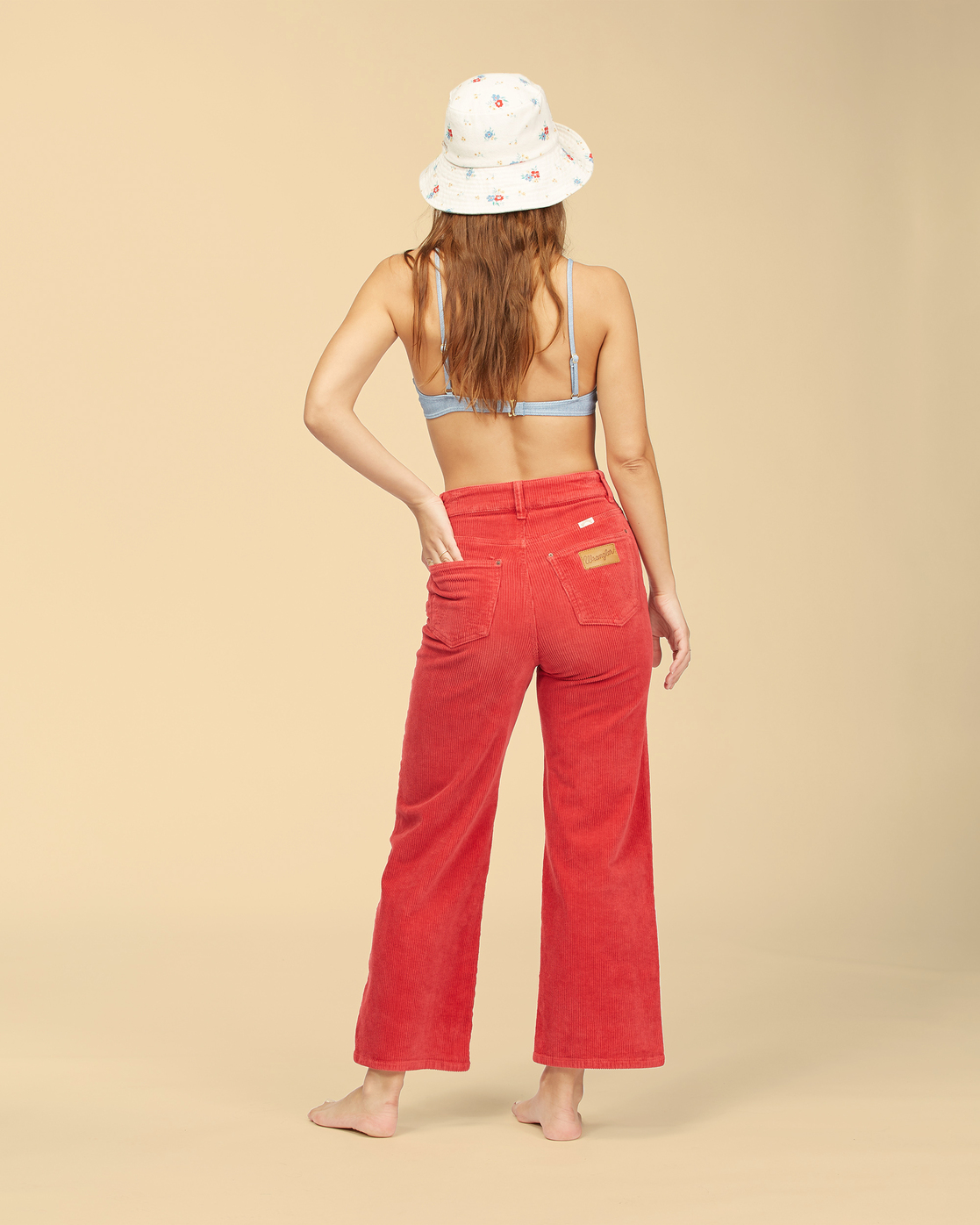 Wrangler The Retro Pantalón De Pana Con Cintura Alta Para Mujer