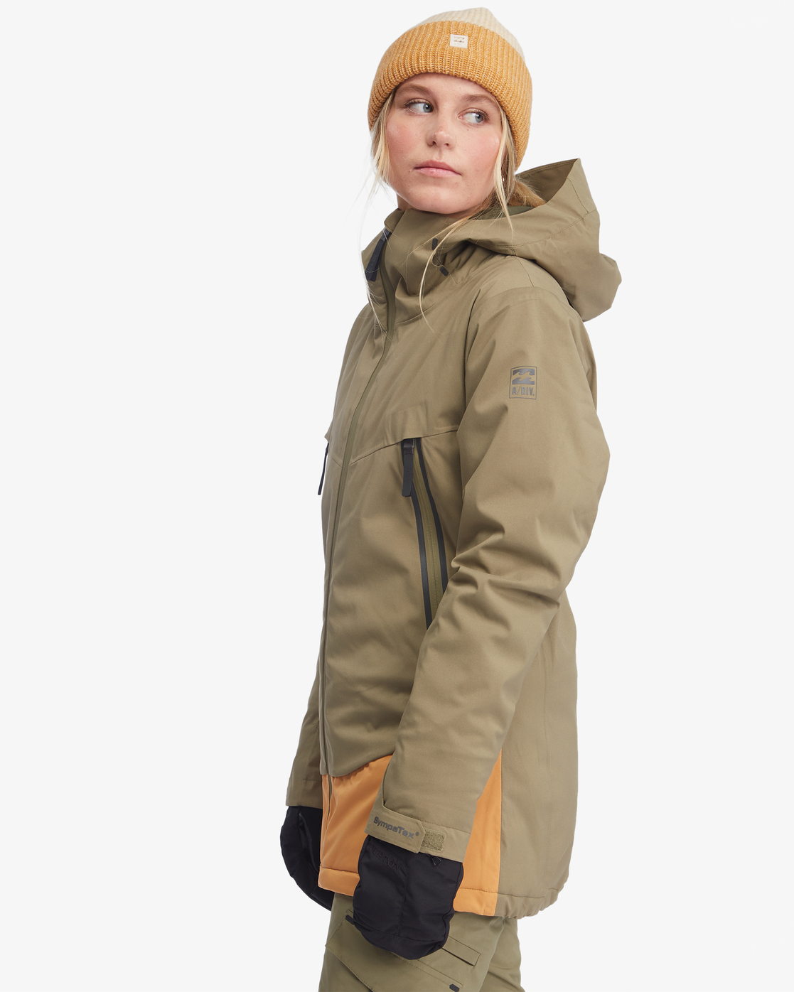 tan ski jacket