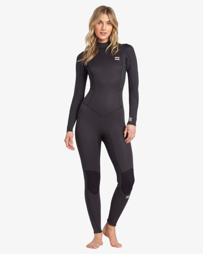 0 Launch 3/2mm Launch Bz GBS - Back Zip Wetsuit for Women Preto 043G18BIP0 Billabong