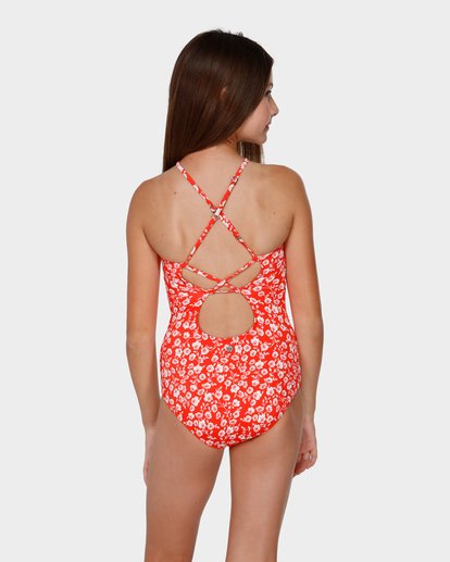 1 Teen Poppy Floral One Piece Red 5591558 Billabong