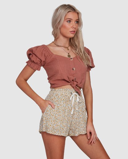 2 Chloe Top Brown 6503141 Billabong