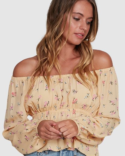 4 Pretty Moon Off Shoulder Top  6504138 Billabong