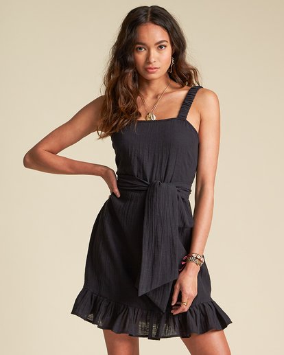 0 Saw It Coming Dress - Sincerely Jules Collection Black 6507488M Billabong