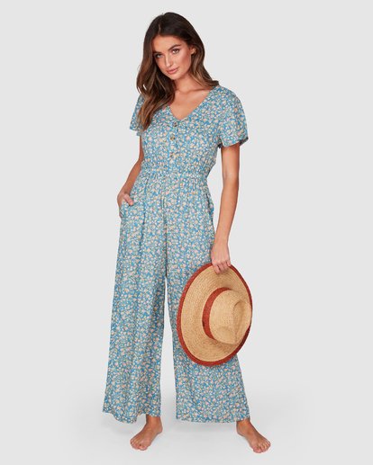 0 Wake Me Up Jumpsuit Blue 6507503 Billabong