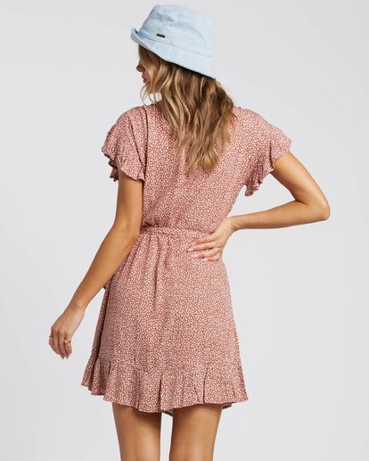 Billabong wrap clearance and roll dress