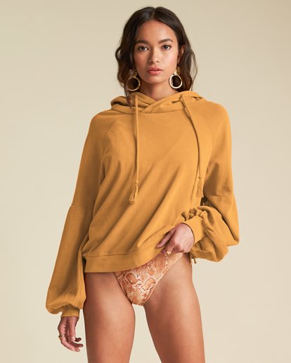 0 Feeling Free Hoodie - Sincerely Jules Collection Yellow 6507755M Billabong