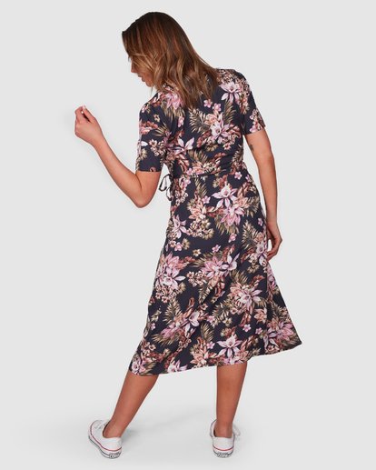 billabong easy love midi dress