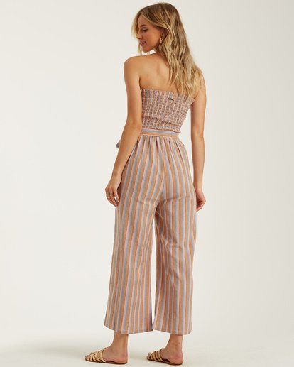 billabong striped jumpsuit