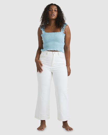 6 Winnie Wide Leg Jeans White 6513929 Billabong