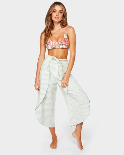 2 Seashell Stripe Pants White 6591413 Billabong