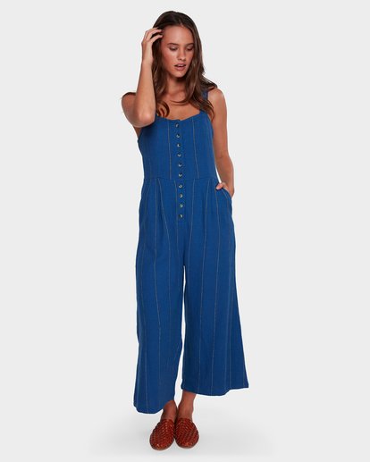 billabong blue jumpsuit