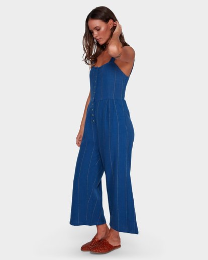 billabong blue jumpsuit