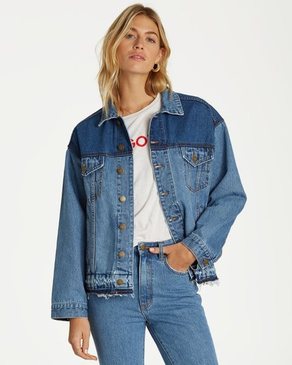 0 Love N Piece Jacket Blue 6596895X Billabong