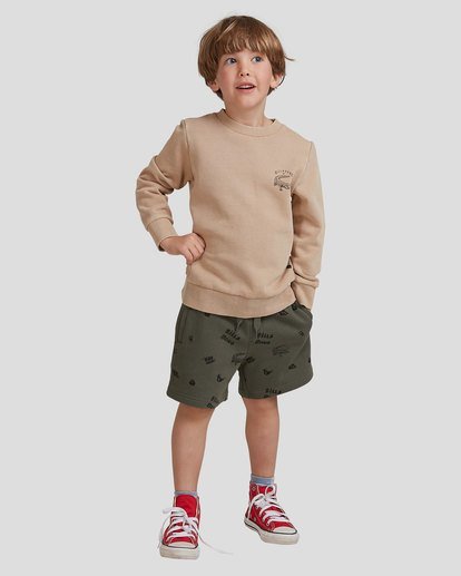 0 Boys 0-7  Printed Fleece Shorts  7517700 Billabong