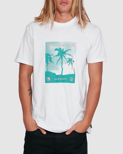 1 Cut Palm Short Sleeve Tee White 9503039 Billabong