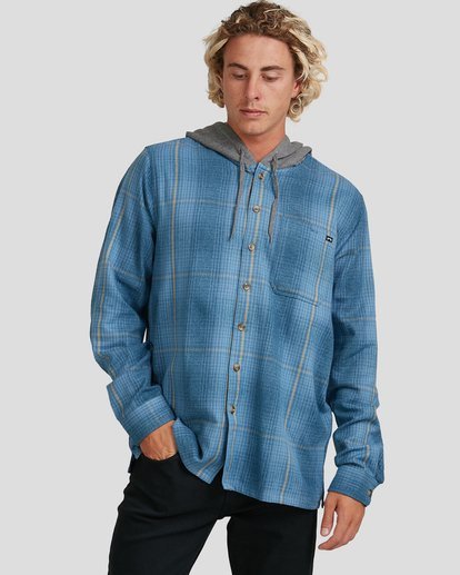 0 Baja Flannel Shirt Blue 9504208 Billabong